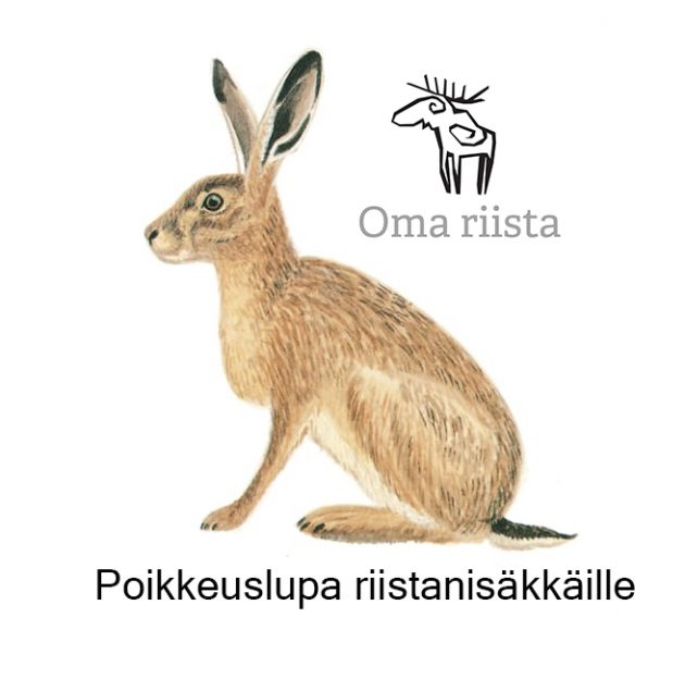 Rusakko ja Oma riista logo