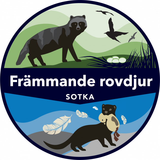 Logo av projektet SOTKA-främmande rovdjur